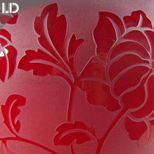 中国红玻璃花瓶 客厅婚庆装饰首选，特价促销不容错过